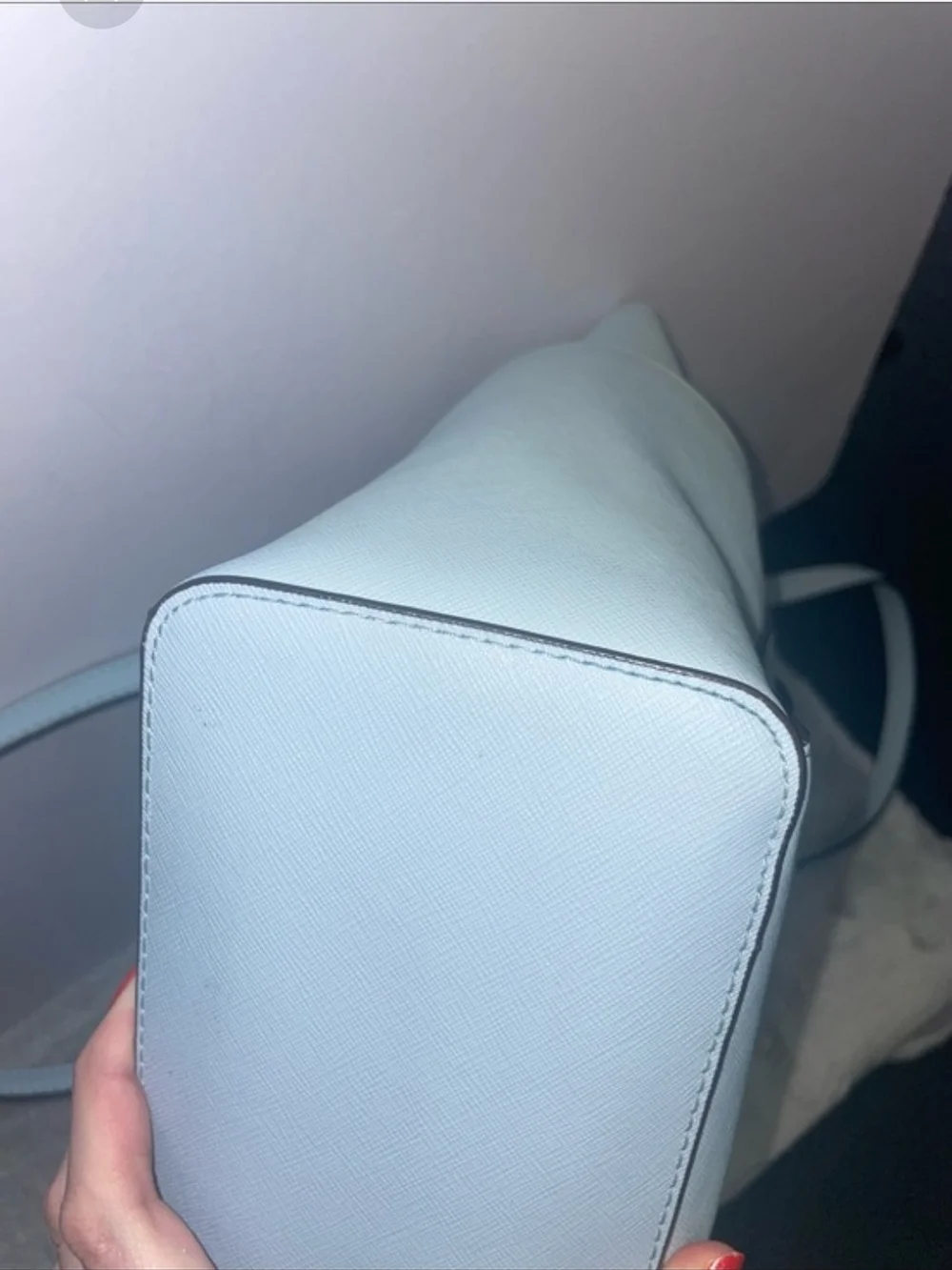 Michael Kors Pale Blue Saffiano Tote